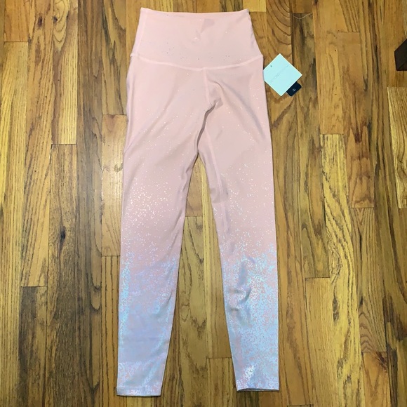 Beyond Yoga Tinted Rose Holographic speckle.size S - Picture 4 of 6